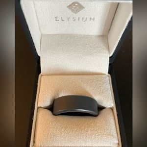 Elysium Black Diamond Kratos Matte Finish Ring 8MM
